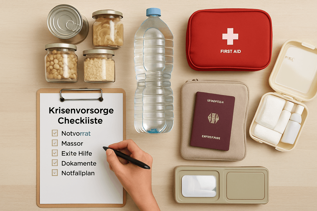 Krisenvorsorge Checkliste – Die komplette Übersicht für deine Notfallvorbereitung