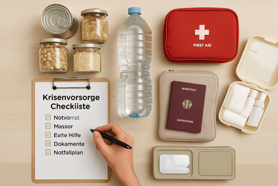 Krisenvorsorge Checkliste – Die komplette Übersicht für deine Notfallvorbereitung