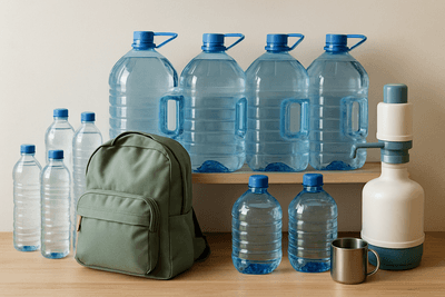 Wasser für Krisenvorsorge – Richtig lagern, filtern und im Notfall sichern